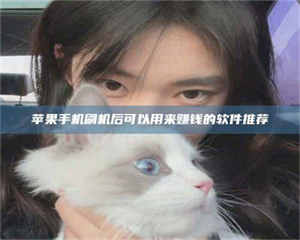 自贡苹果手机刷机后可以用来赚钱的软件推荐 第1张